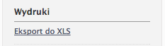 eksport do xls