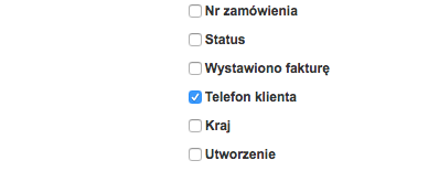 numer telefonu do klienta