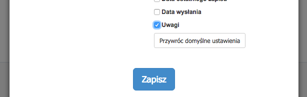 uwagi na fakturze