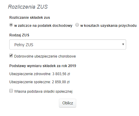 Uwzględnienie składek ZUS w raportach KPiR, PIT 5