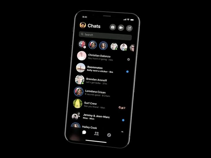 Dark Mode Tryb Ciemny Massenger