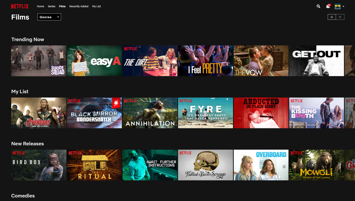 Dark Mode Tryb Ciemny Netflix