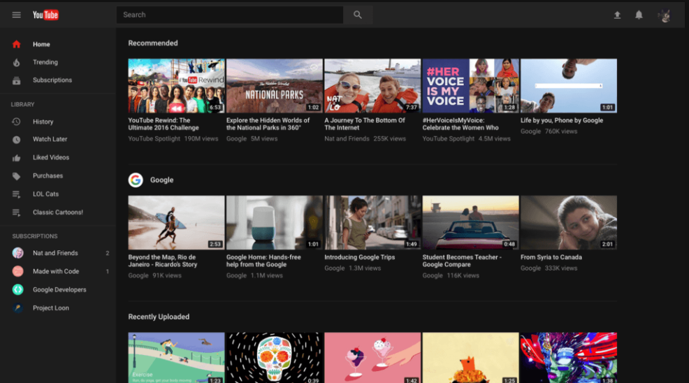 Dark Mode Tryb Ciemny Youtube