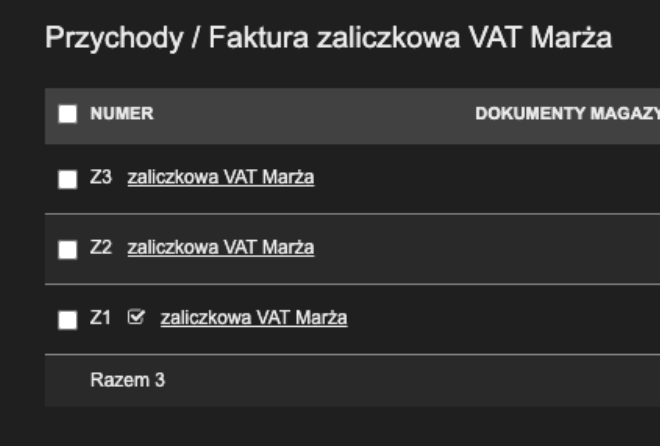 Oznaczenie faktury końcowej do faktury zaliczkowej. Fakturownia.pl