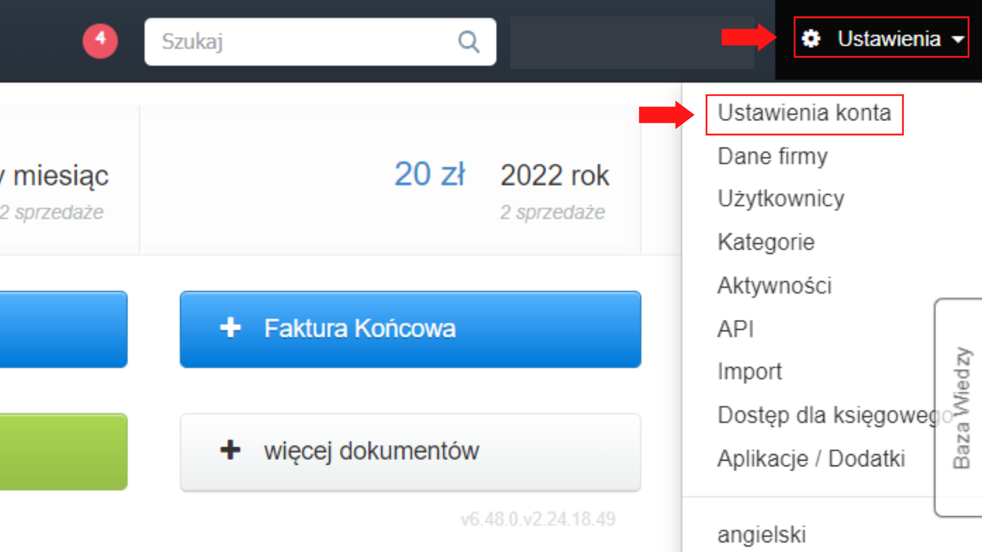 Jak wystawić fakturę zaliczkową i końcową w Fakturowni