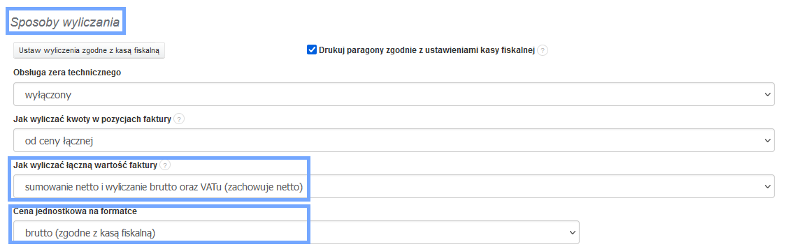 sposób wyliczenia VAT brutto