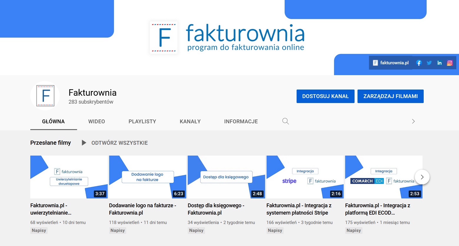 youtube fakturowni