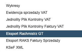 eksport Rachmistrz GT