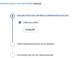 Import płatności Stripe