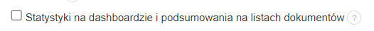 rola statystyki na dashboardzie
