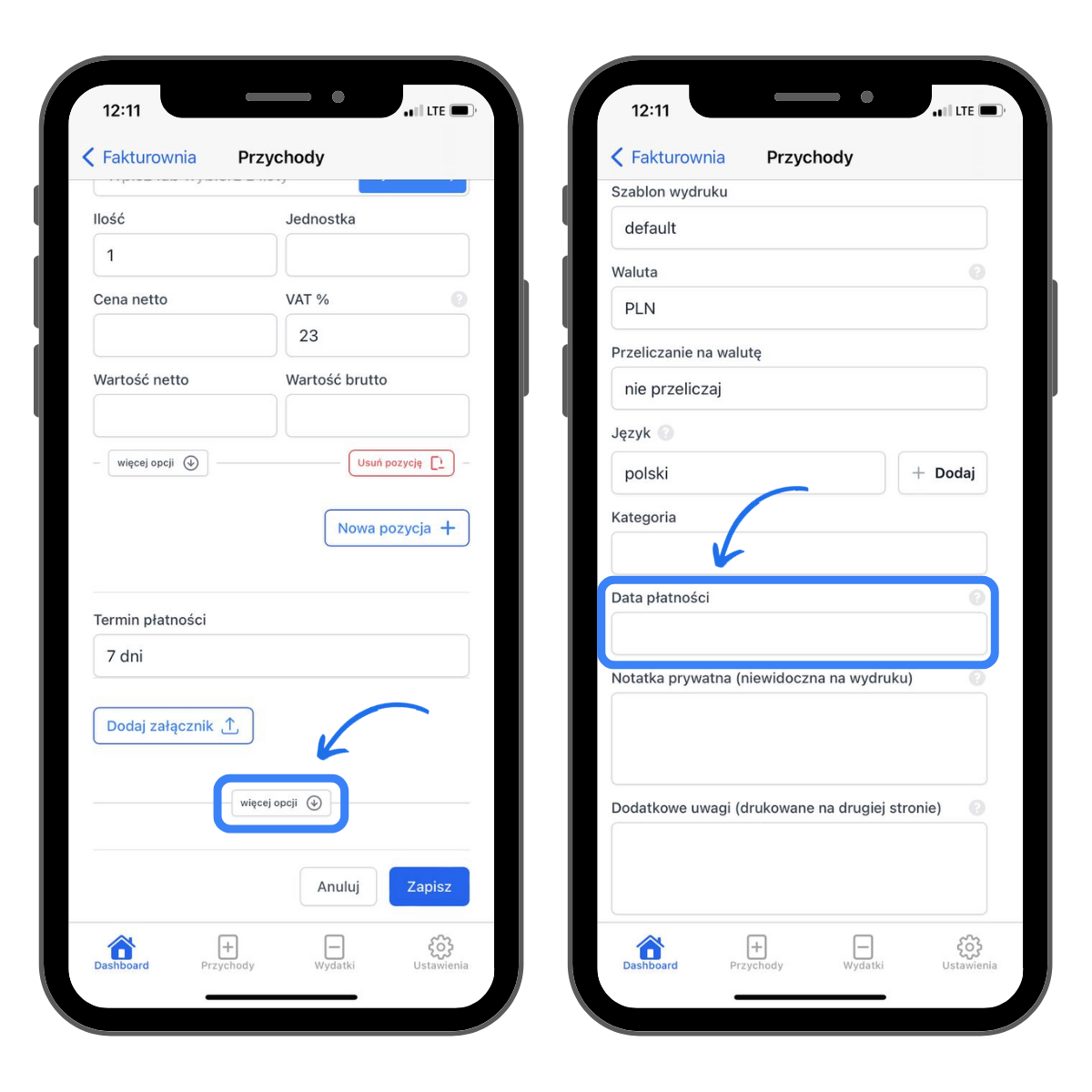 data płatności mobile