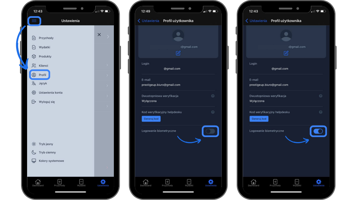 biometria ios
