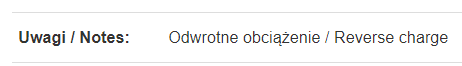 odwrotne obciążenie