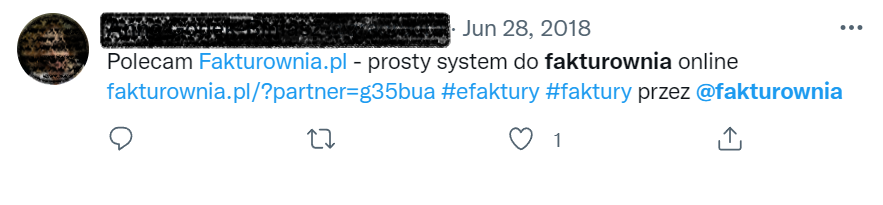 polecenie twetter