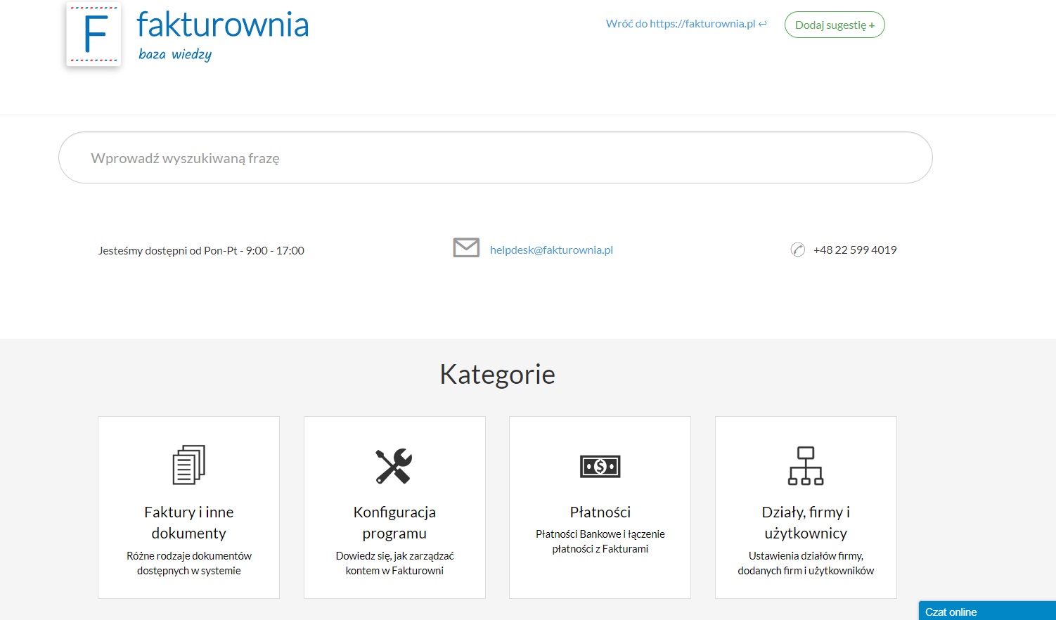 Baza Wiedzy Fakturowia.pl