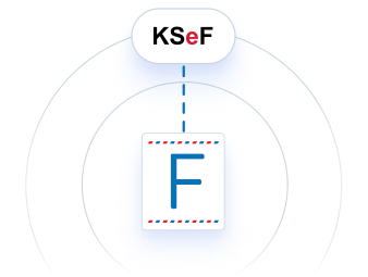 Logo Fakturownia połączone z systemem KSeF