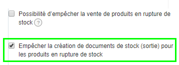 Facturation Facture Livraison BL Stock Rupture Produit Article