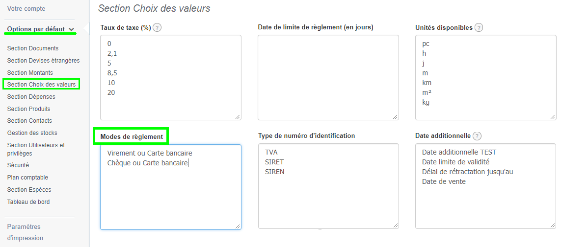 Facturation Facture Acompte Devis Paiement Règlement Mode Virement Chèque Carte