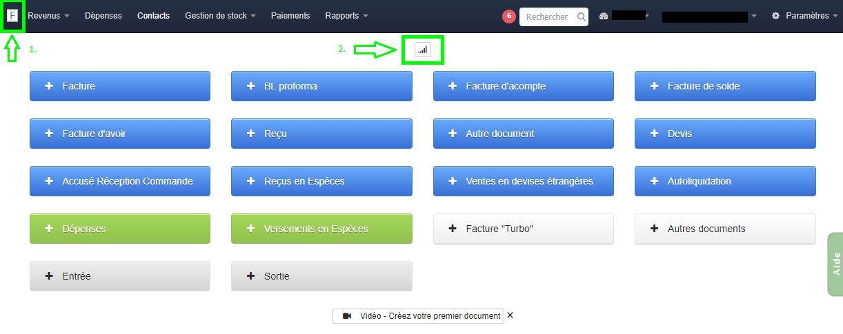 Facturation CA Revenu Vente Récapitulatif Exercice Comptable