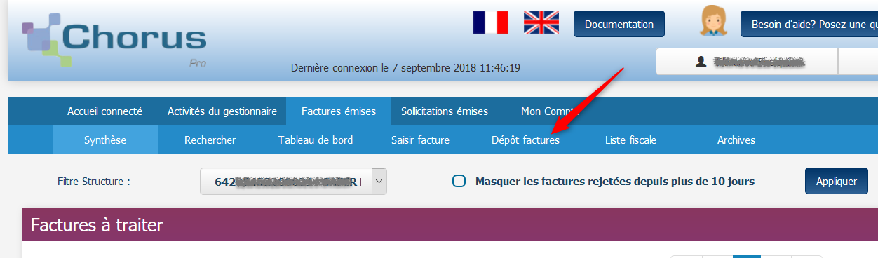 Facturation Chorus Pro Administration Publique Dépôt