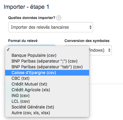 Facturation Rapprochement Bancaire Relevé Importer
