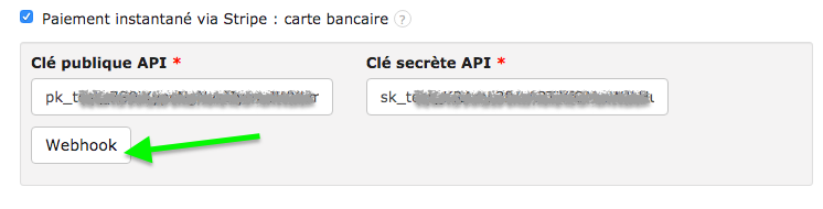 Facturation Intégration Stripe Paiement en ligne Webhook