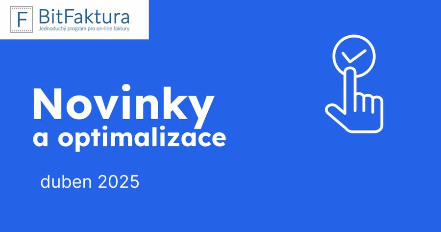 Novinky a optimalizace - duben 2025