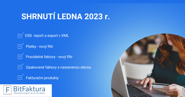 Shrnutí novinek v systému - leden 2023