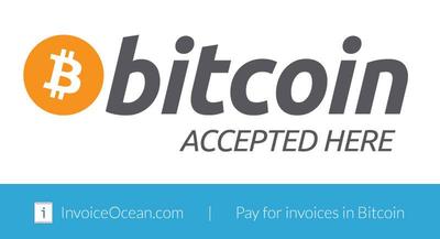 InvoiceOcean - Bitcoin accepted here!