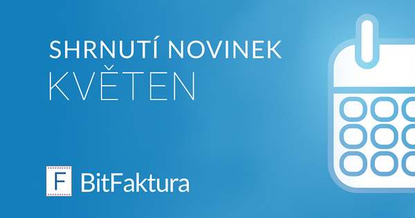 Shrnutí novinek za květen 2020