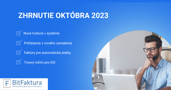 Zhrnutie noviniek v systéme - október 2023