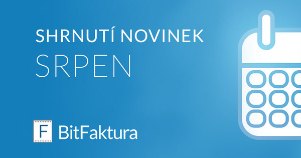 Shrnutí novinek v systému - srpen 2020