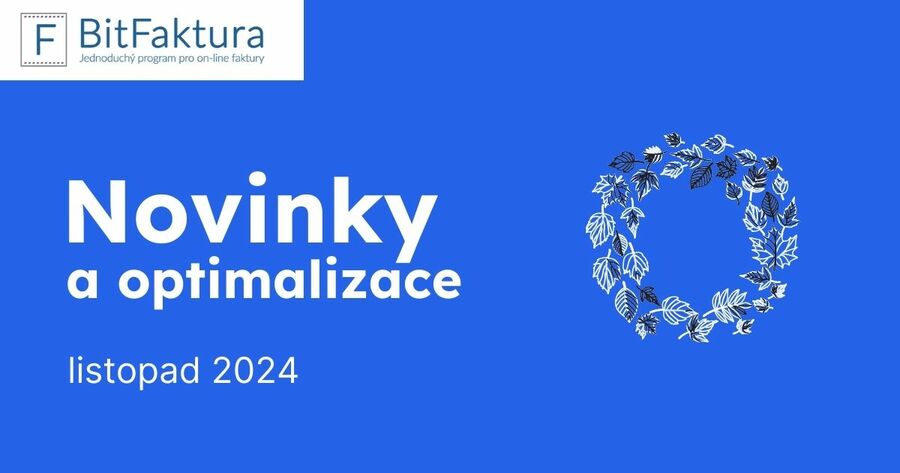 Novinky a optimalizace - listopad 2024