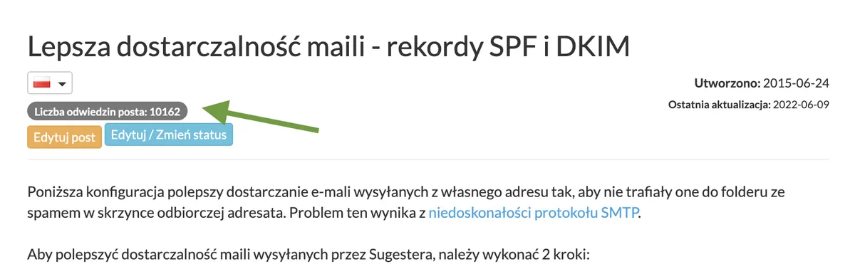Lista stworzonych baz wiedzy