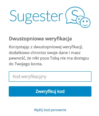Weryfikacja adresu email