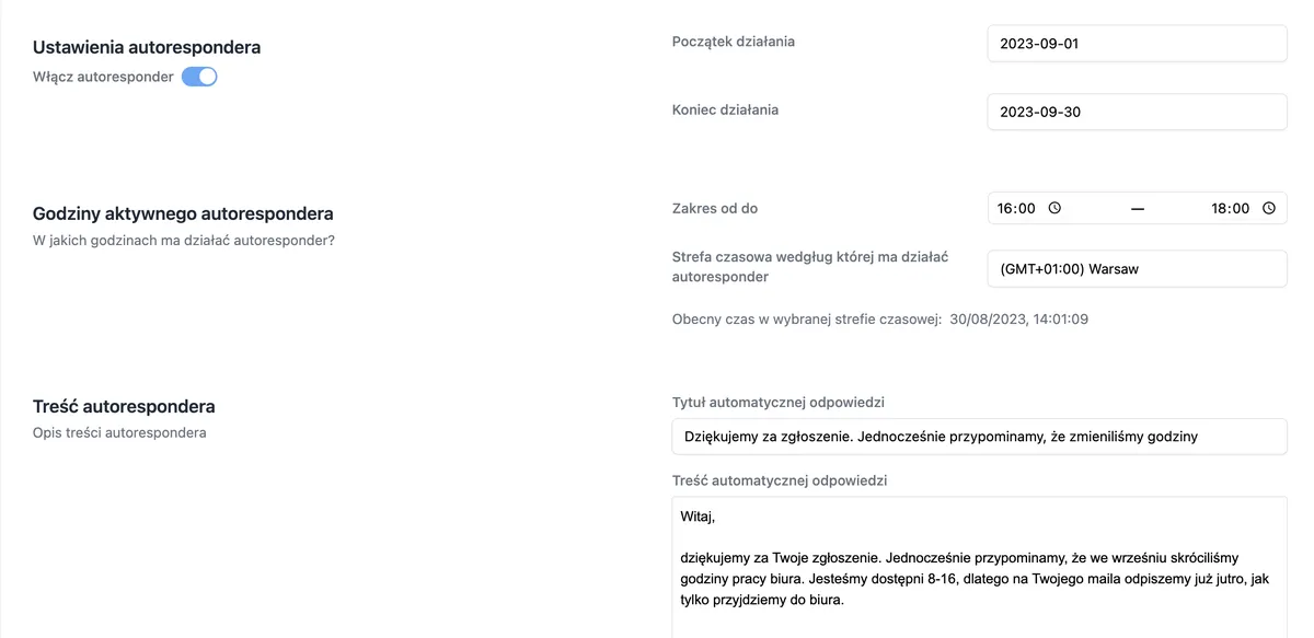 ładowanie 100 maili na liście w inboxie