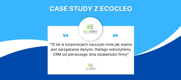 Ecocleo - historia współpracy Sugestera z firmą produkcyjną