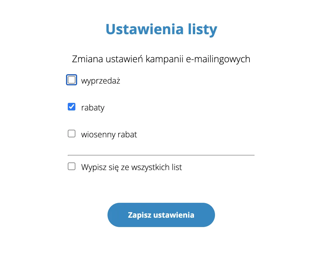 okno unsubscribe