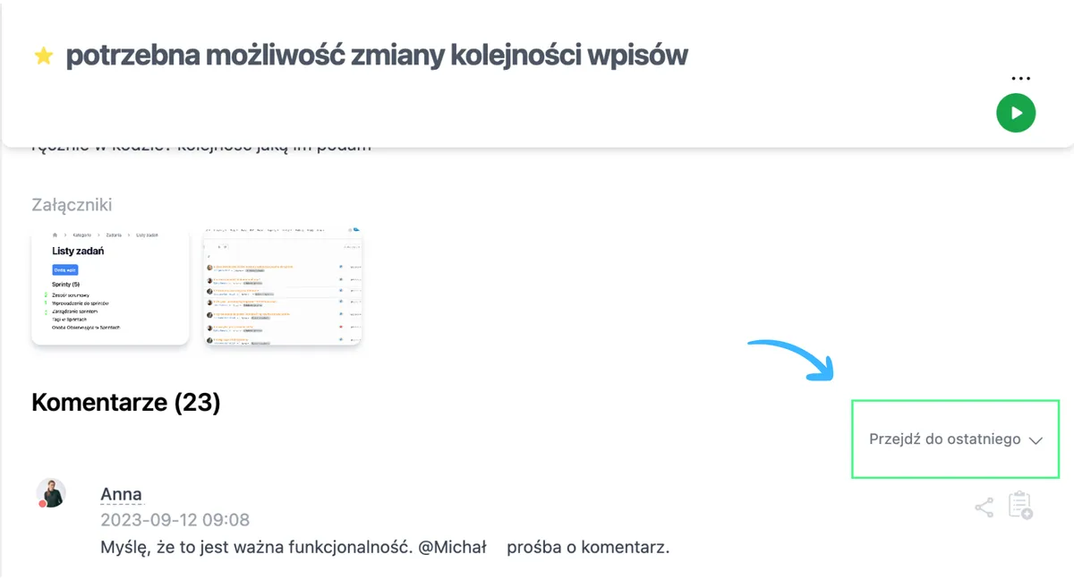 Przejdź do ostatniego komentarza