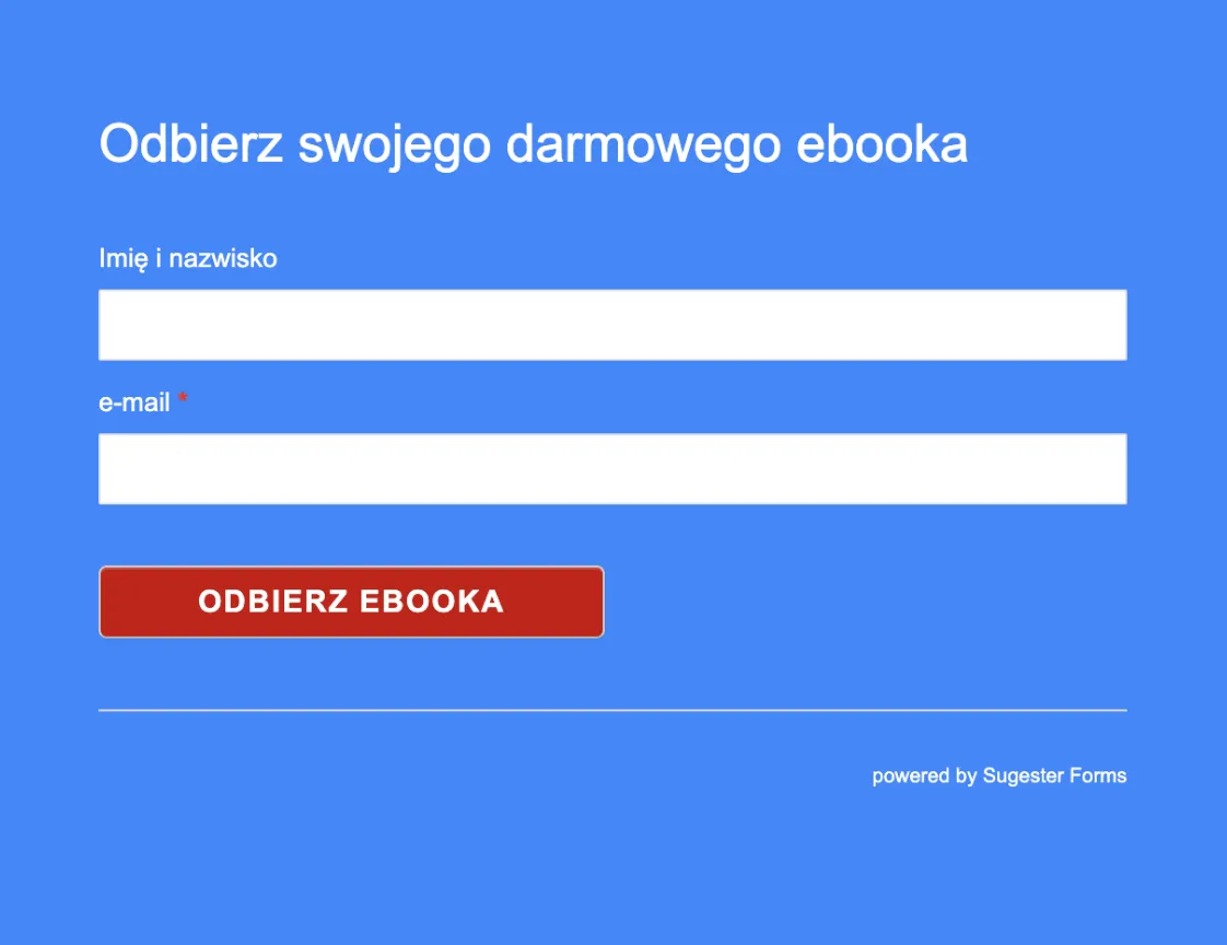 przyklad formularza - ebook