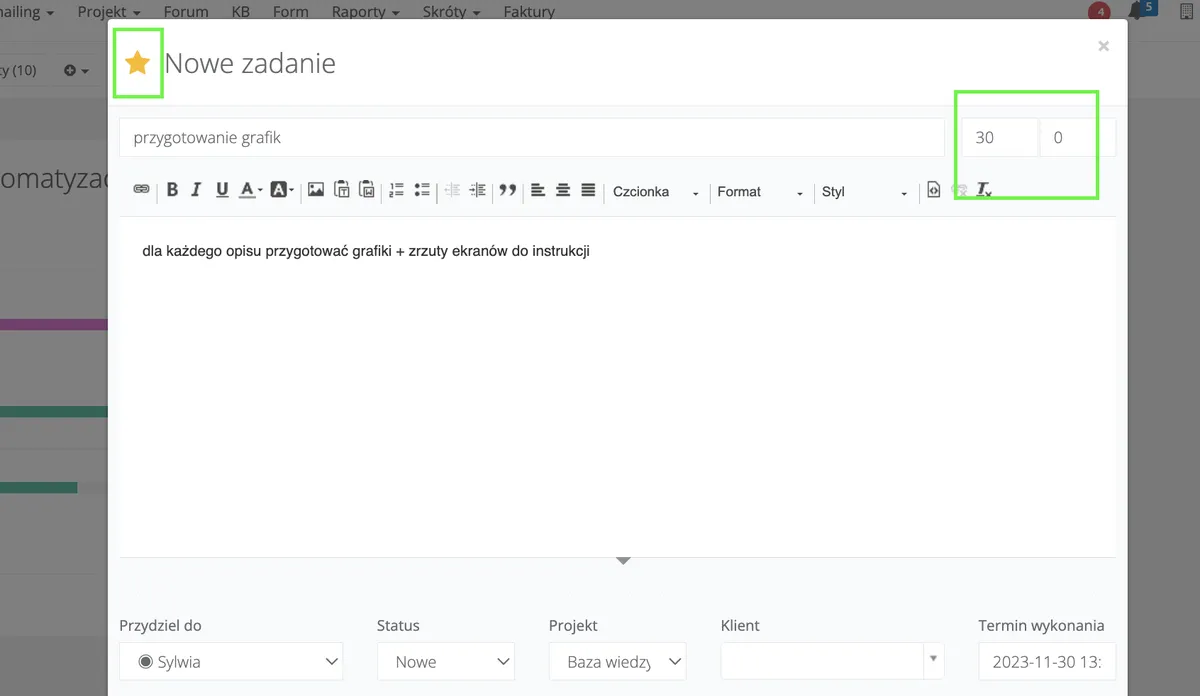 Wskaźnik postępu prac w projekcie