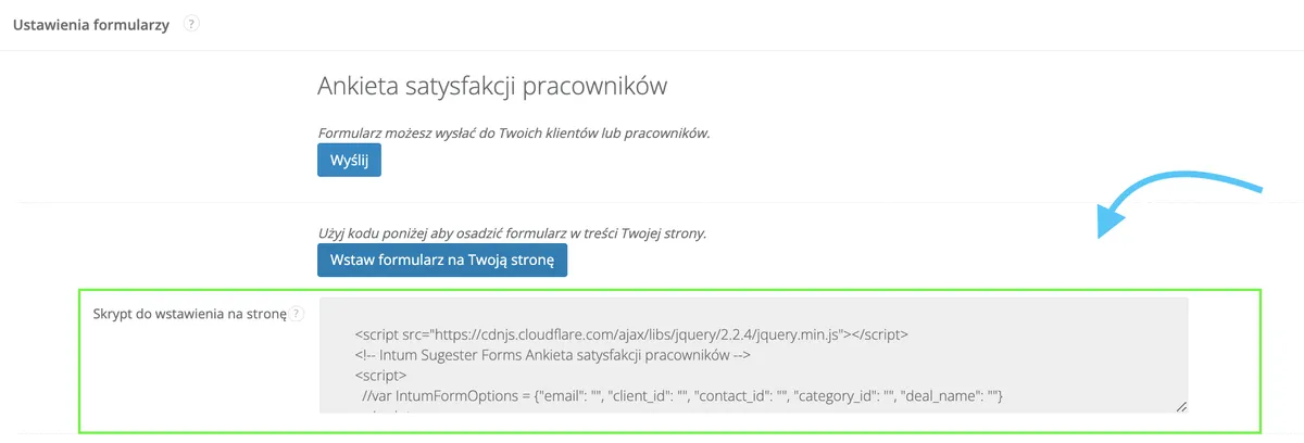 skrypt ankiety na stronę