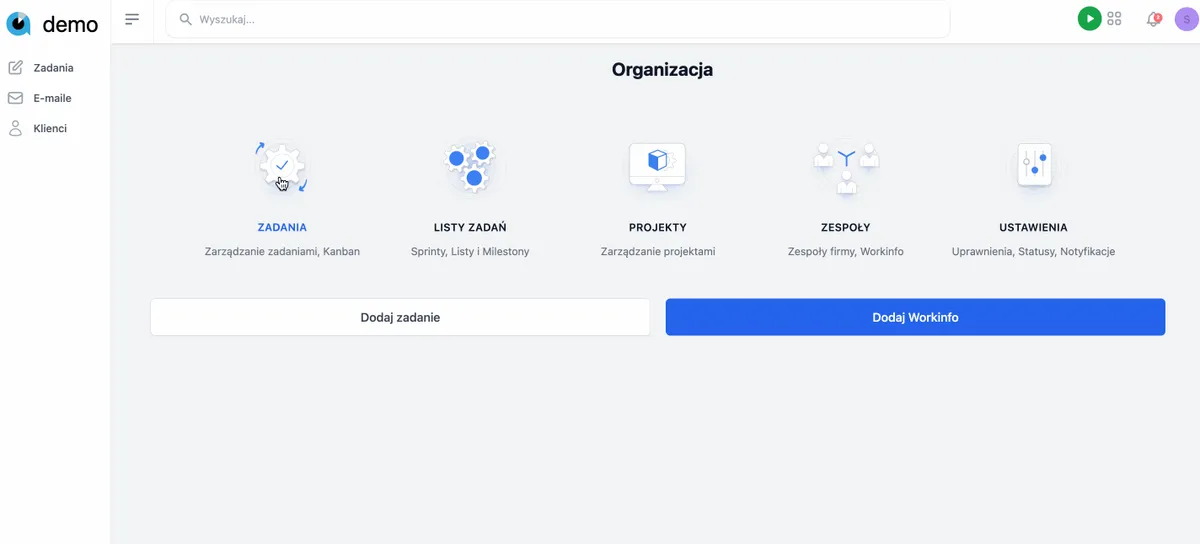 Sortowanie zadań po deadline w nowej wersji Sugestera