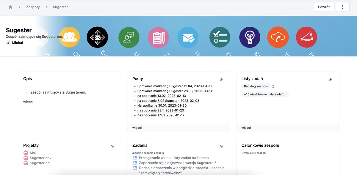 Urlopy nowy sugester