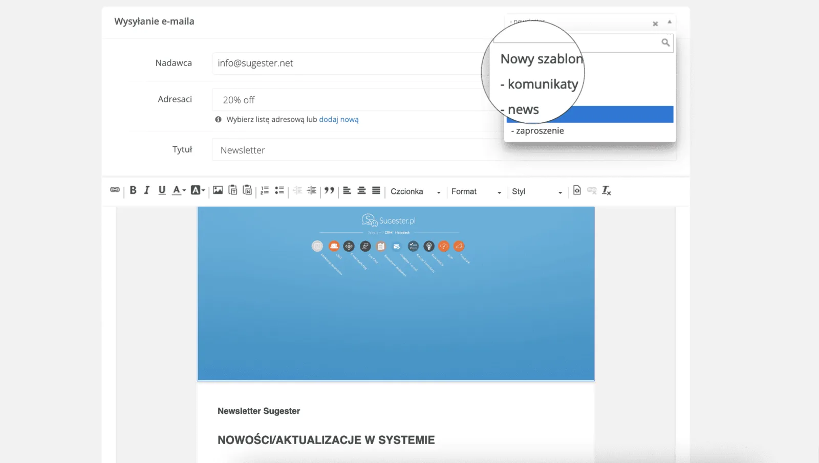 Save time with templates and rules