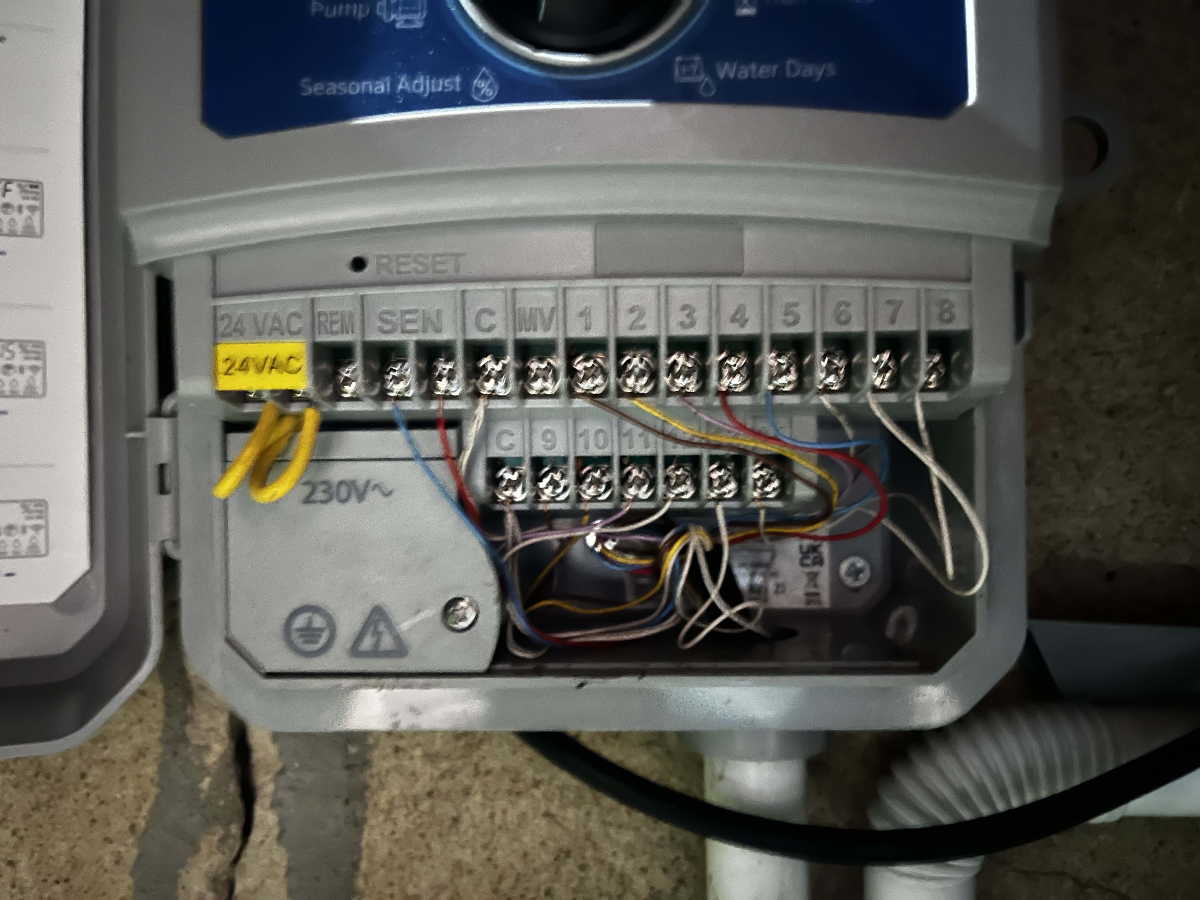 Disconnected wires from walls