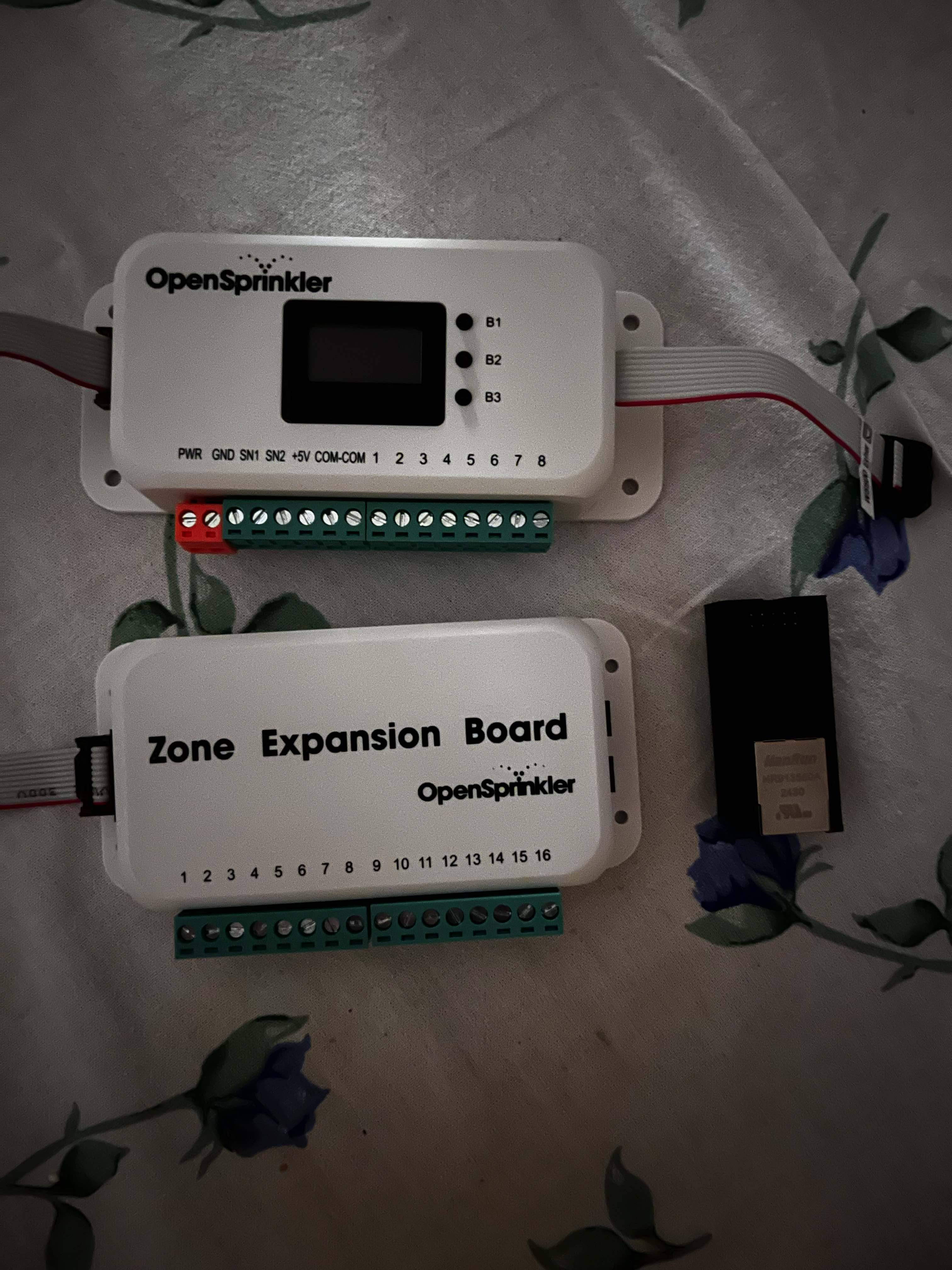 New irrigation controller for the vineyard - OpenSprinkler