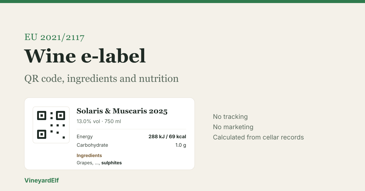 The EU wine e-label obligation, and why it reaches Australian producers